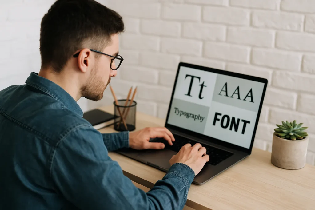 typography in web design