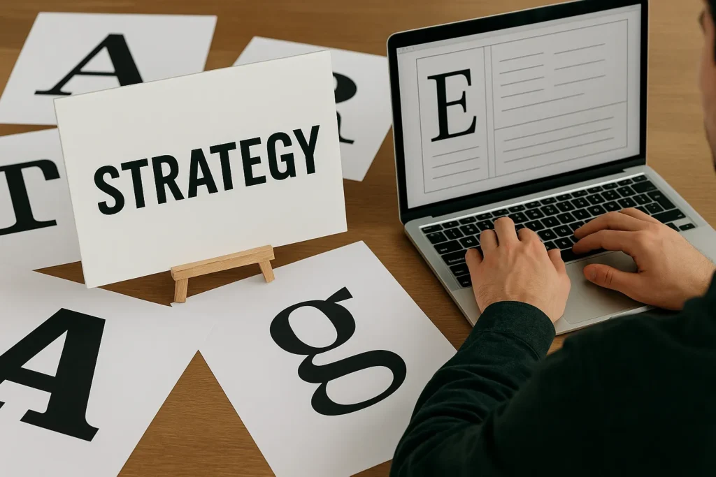Strategic Visual Appeal in Typography