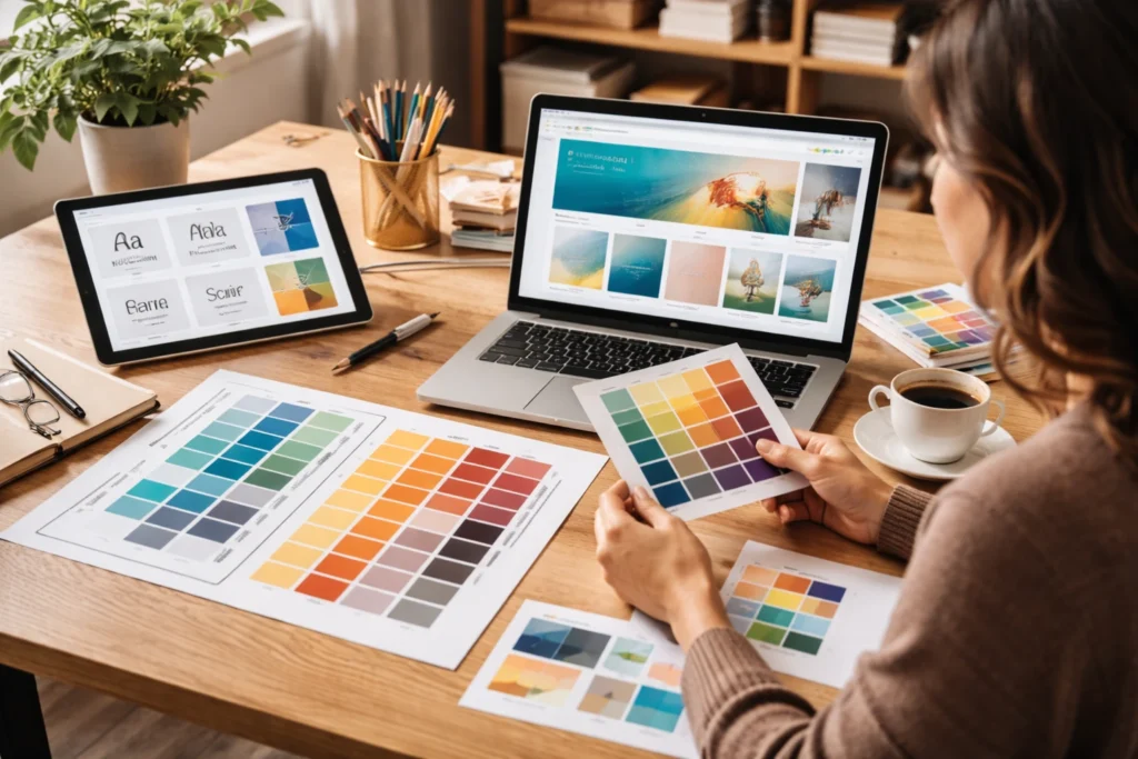 Building Your Visual Foundation: Colour Palette and Typography
